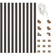 Delamu 157in Cord Covers for Wires on Wall, One-Cord Cord Hider, TV Cord Hider for Wall Mounted T...