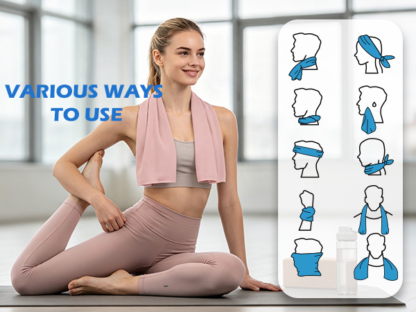 gym towels for working out camping towels fast drying lightweight cooling rags for neck cold towel