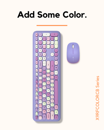 Colorful Keyboard and Mouse