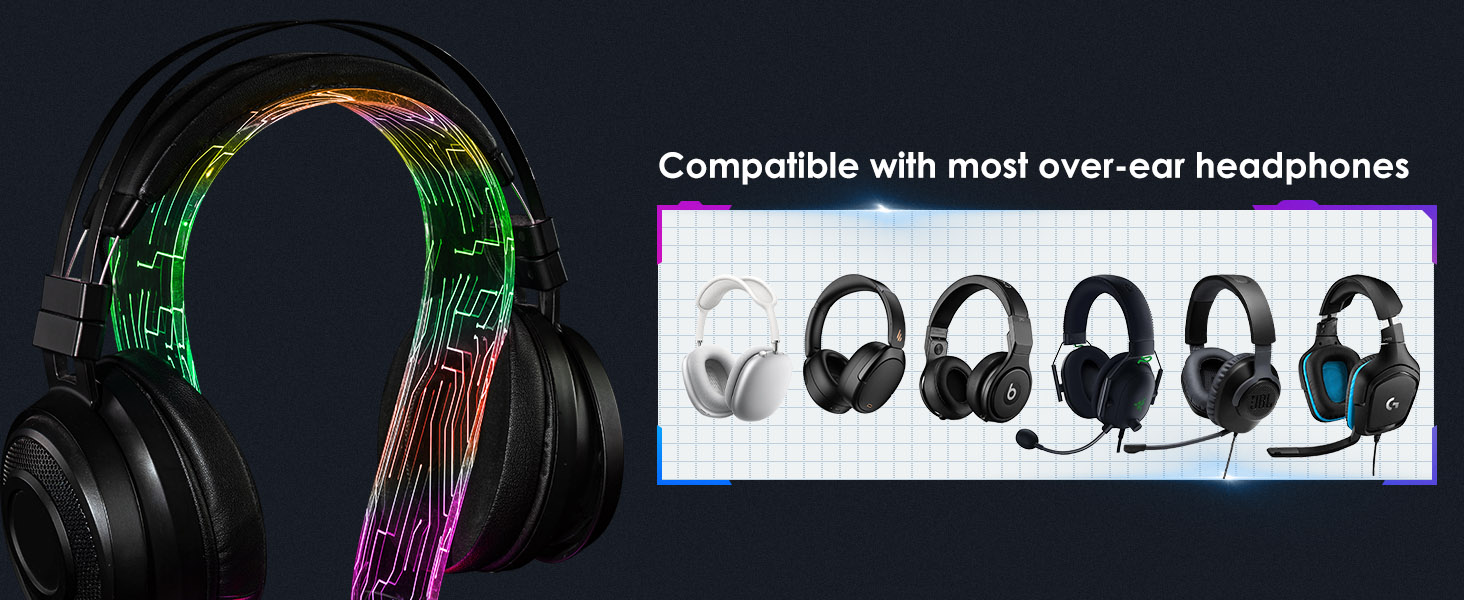 gaming headphone stand
