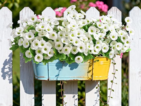 uv resistant artificial outdoor flowers