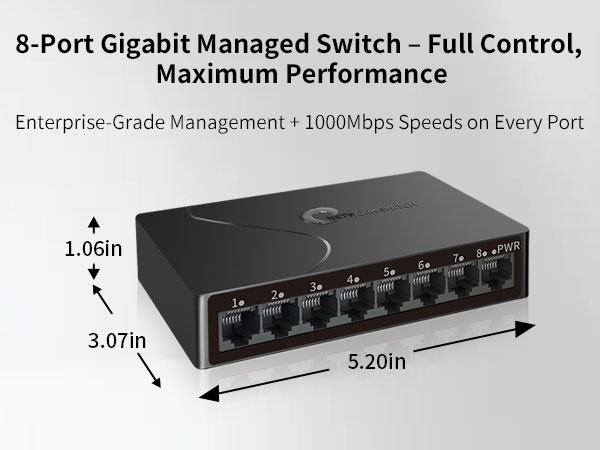 8-Port Gigabit Ethernet switch