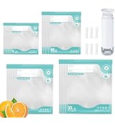 CABIBOX Handheld Vacuum Sealer, Sous Vide Bags, Vacuum Hand Pump with 20Pcs Reusable Food Saver S...