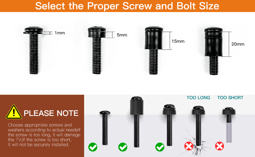Select the Proper Screw and Bolt Size
