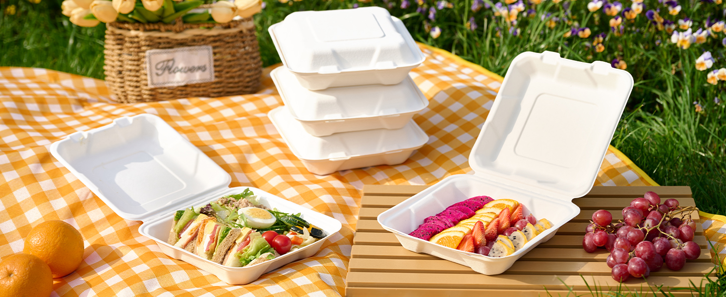 Clamshell Take Out Food Containers