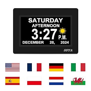 Multi-language clock