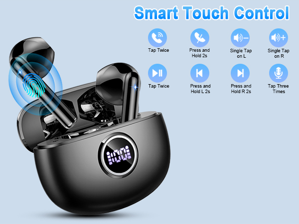 Wireless Earbuds Bluetooth Ear Buds Bluetooth Headphones Running in Ear Wireless Earphones Headset