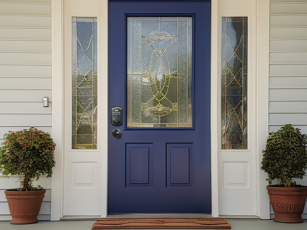keyless entry door lock with knobs