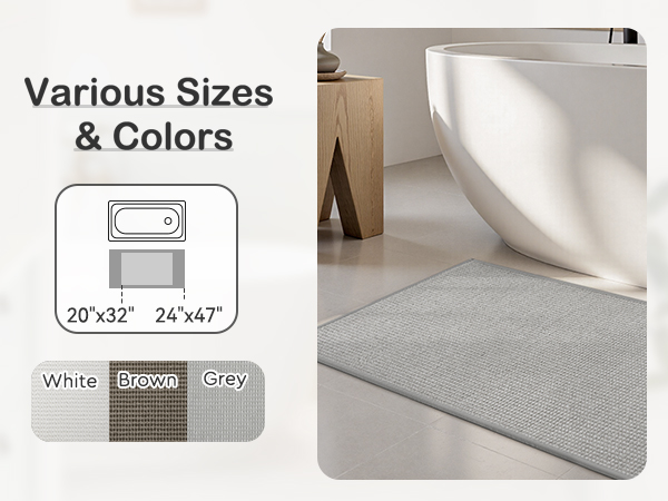 non slip bathroom rug
