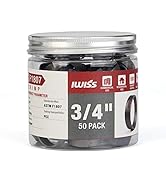 IWISS 3/4-Inch PEX Pipe Crimp Copper Rings, Skid-Proof, F1807 Standard-50pcs