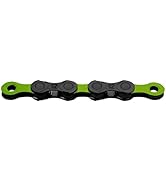 KMC 12-Speed DLC12 Series Chain, Green, for Road/Mountain/Gravel; Shimano, SRAM, and Campagnolo C...