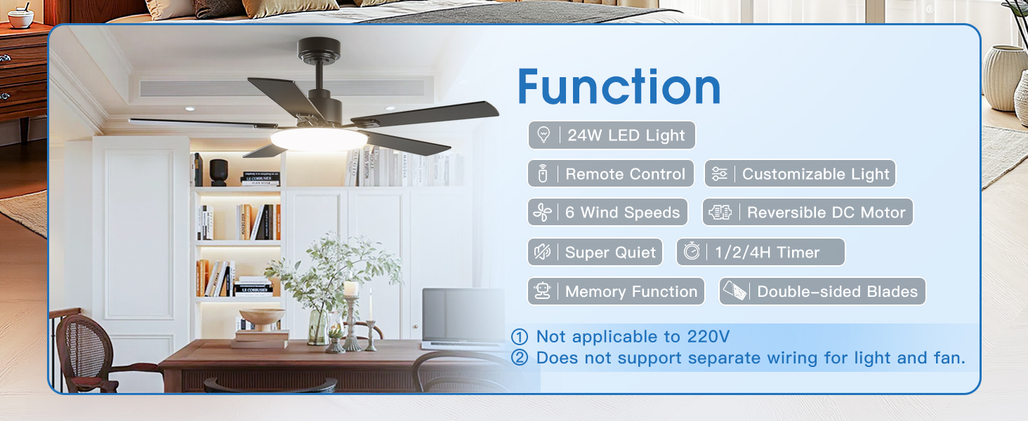 ceiling fan with multiple function