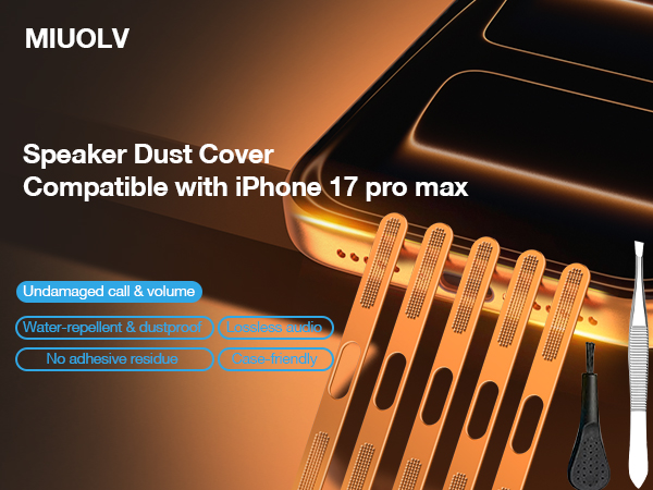 iphone 17 pro max dust cover