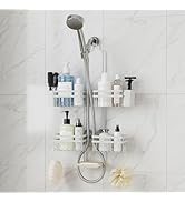 STAHLHEART Shower Caddy Hanging for Bathroom Organizers and Storage - 3-Tier Adjustable Anti-Swin...