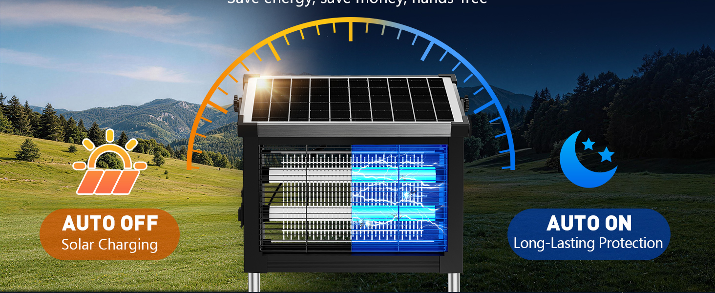 solar mosquito zapper outdoor