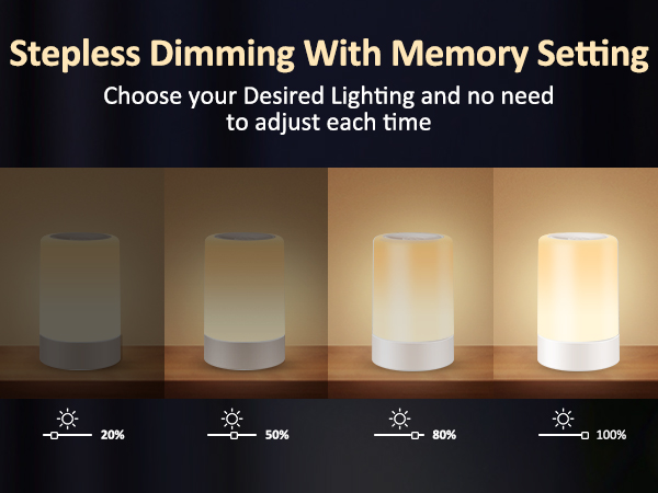 dimmable night light