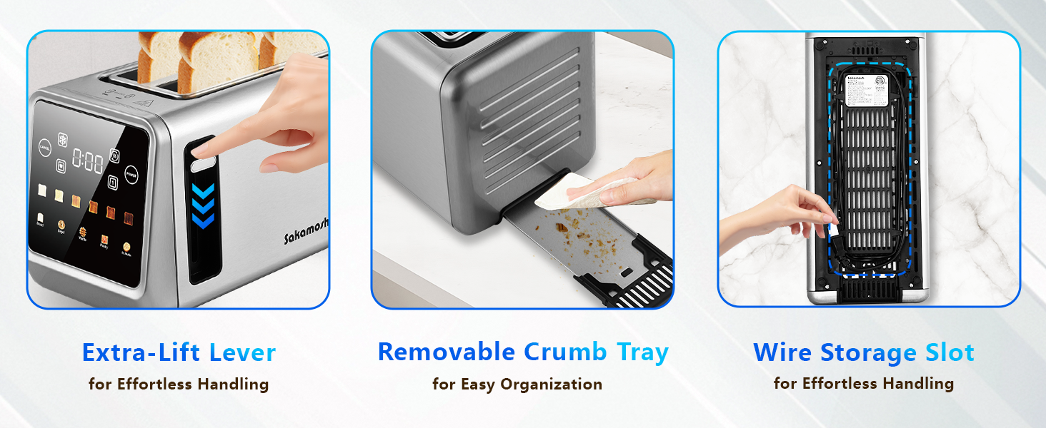 touch screen toaster