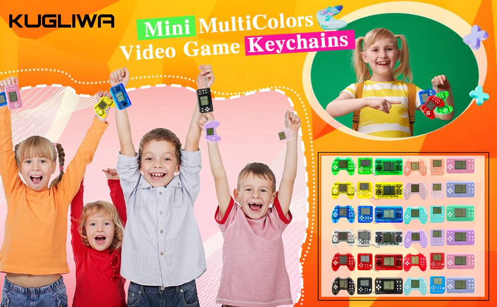 mini video game keychains