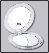 20X Round Compact Mirror
