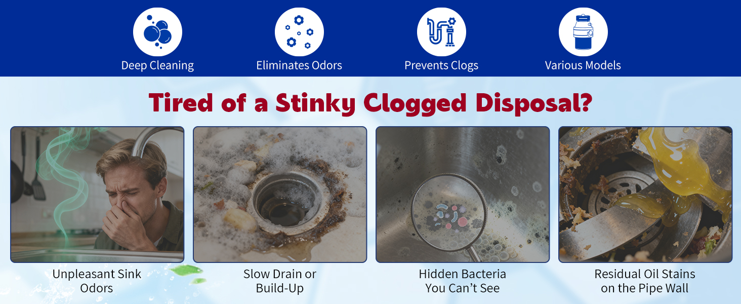 citrus foaming tablets for garbage disposal