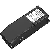 HitLights Dimmable LED Driver Transformer 12V 100W, Magnetic Power Supply 120VAC to 12VDC, Compat...
