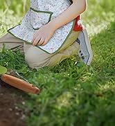 Grenebo Kids Gardening Set Toys,Includes Metal Trowel,Transplanting Shovel,Garden hat,Rake,Apron,...