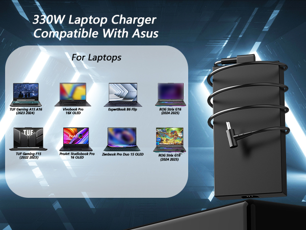 330W 280W Charger Compatible with ASUS