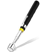 Rechabite 1 Piece 10LBs Telescoping Magnetic Pickup Tool, Magnet Stick Rod Extendable 7" to 30.5"...