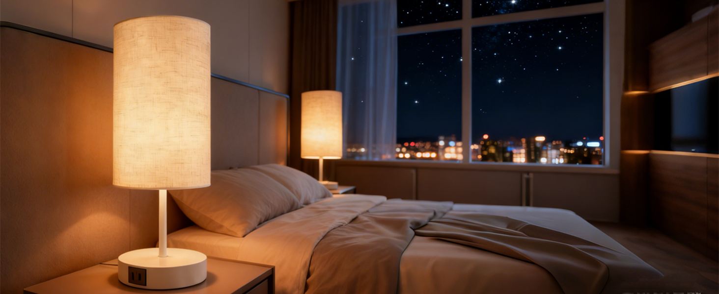 bedroom lamps set of 2 for nighstand table