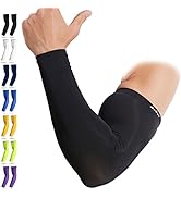 HiRui Arm Compression Sleeves for Men Women Youth, UV Protection 20-30mmHG Support Tattoo Cover, ...