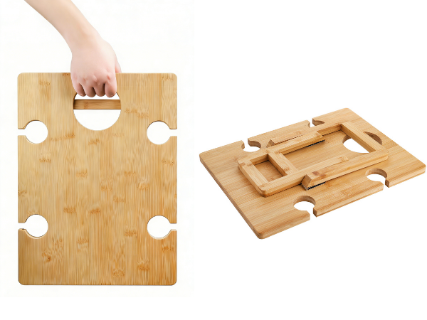 portable foldable wine picnic table, easy to carry