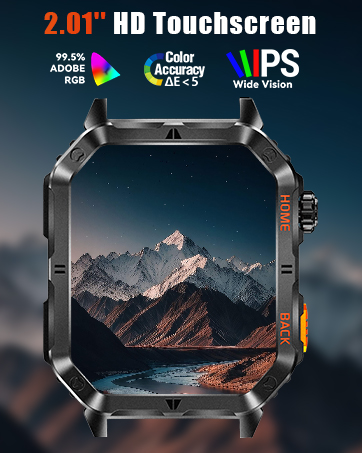 2.01 Inch Ultra Large Screen