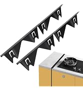 Stove Gap Covers Stainless Steel 2pack,2025 Oven Gap Filler 13.8~27.5" Retractable Width 0.79", O...