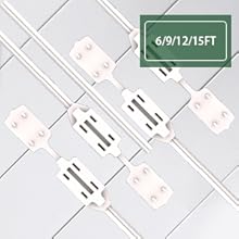 3 outlet extension cord 6/9/12/15ft white