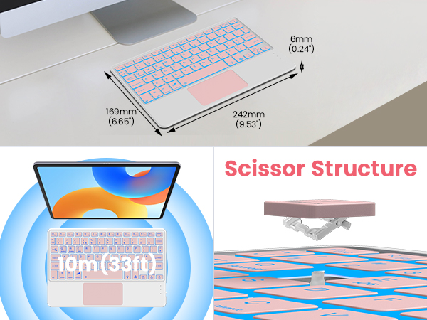 mini wireless keyboard bluetooth keyboard for phone ipad 7th gen keyboard and mouse