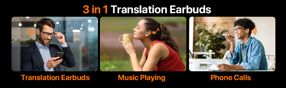 translation earbuds real time