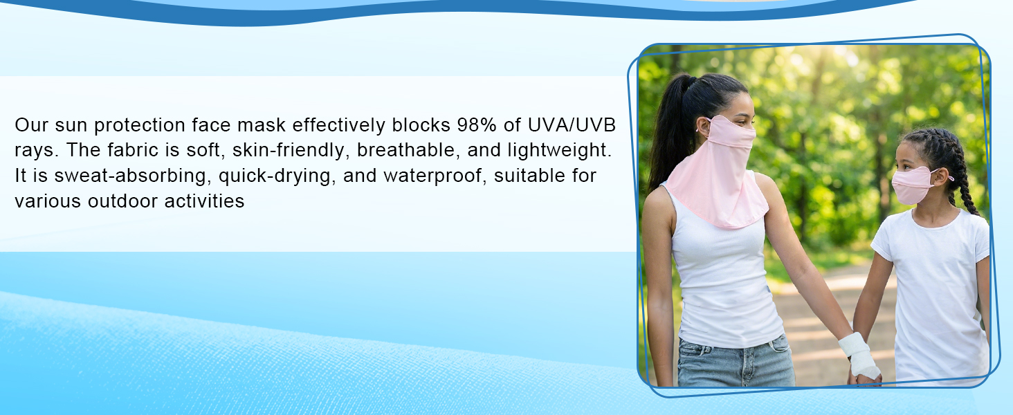 UV Sun Protection Face Mask