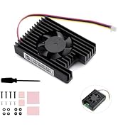 Pi CM5 Cooler Cooling Fan, Dedicated All-in-One 3007 Cooling Fan Compatible with Raspberry Pi Com...