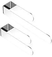 HUFEEOH 2 Pack Adhesive Hand Towel Holder, Sticky Towel Bar Towel Holder Wall Mounted, Stainless ...