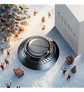 Ceeniu Solar Car Air Freshener F21, DIY Essential Oils, UFO Solar-Powered Auto Rotary Diffuser, N...