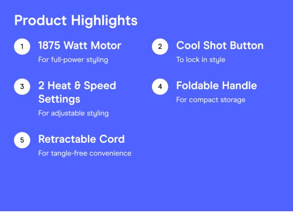 Product highlights