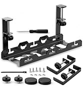 17'' Super Sturdy Cable Tray Under Desk Cord Organizer Standing Desk Cable Management System Larg...