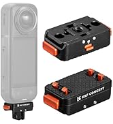 K&F CONCEPT 1Pcs Magnetic Quick Release Adapter Mount Compatible with Insta360 X5, with 1/4 Screw...
