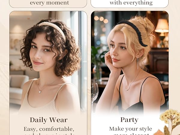 wide headbands for women