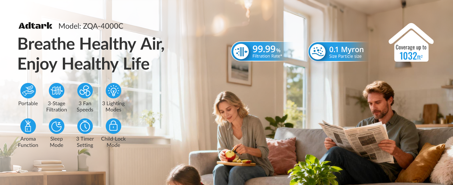 Air purifier for home
