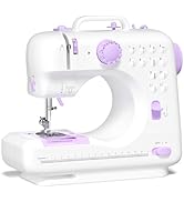 Verdanika Beginner Sewing Machine, 12 Built-in Stitches with Foot Pedal, 2-Speed Control, Portabl...