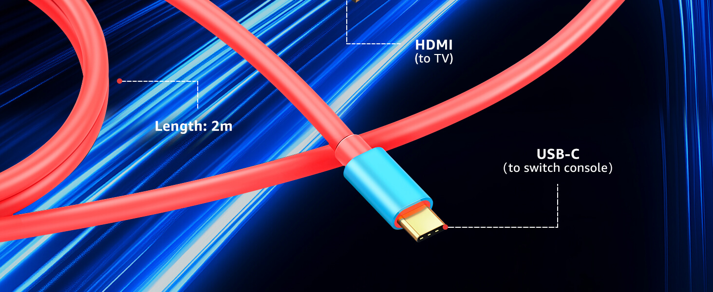 JEMDO HDMI Cable for Switch 2