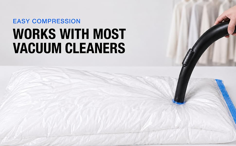Works with most standard vacuums.
