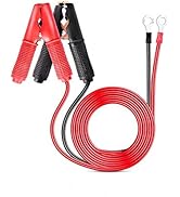 Nilight - GA-ACC-01 2 Pcs 30A Alligator Clips Booster Jumper Cable for Car Battery Charging Charg...