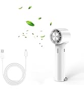 Minthouz Handheld Portable Turbo Fan with Ice Cooler, Rechargeable Personal Small Pocket Fans for...